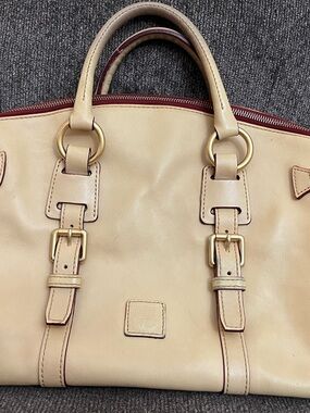SOLD Dooney & Bourke Bristol Florentine Satchel in Bone